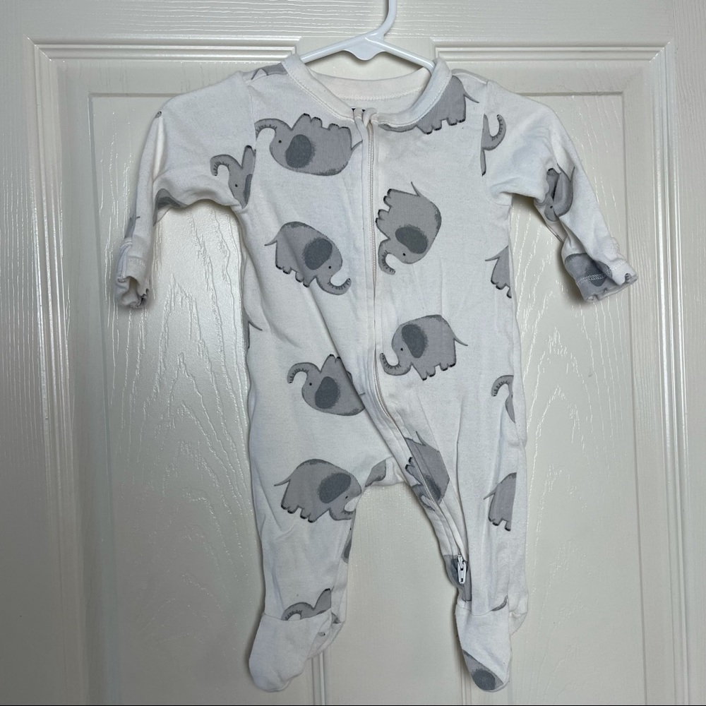 Elephant Print Onesie